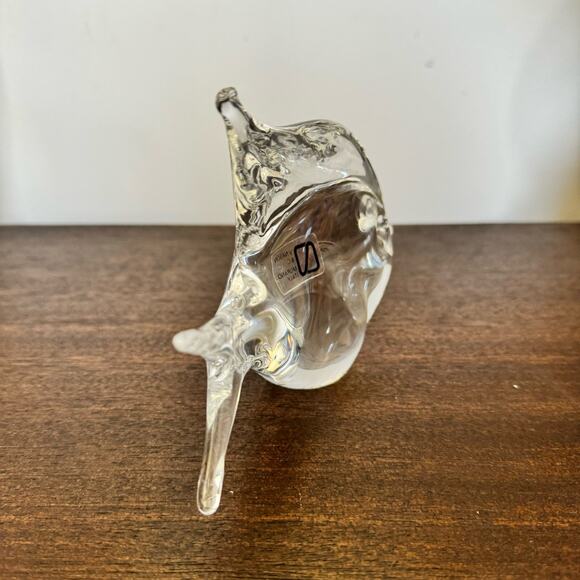 V Nason & C Murano Clear Glass Angelfish Tropical Fish Figurine Statue Unsigned - Picture 5 of 16